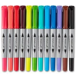 Best Sale 👍 6 Pack: 24 ct. (144 total) Dual Tip Permanent Markers by Artist's Loft™ by Artists Loft 😍 -Artists Loft Sales 10670334 22 1