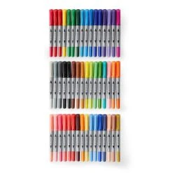 Best Sale 👏 48 Color Dual Tip Permanent Markers by Artist's Loft™ by Artists Loft ✔️