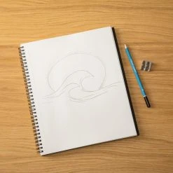 Budget 💯 Black Hard Cover Drawing Pad by Artist's Loft™, 8.5" x 11" by Artists Loft ✨ -Artists Loft Sales 10670897 22