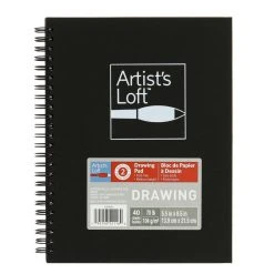 Best Sale 🔔 Black Hard Cover Drawing Pad by Artist's Loft™, 5.5" x 8.5" by Artists Loft ✨ 13 Best Sale 🔔 Black Hard Cover Drawing Pad by Artist's Loft™, 5.5" x 8.5" by Artists Loft ✨ -Artists Loft Sales 10670898 3