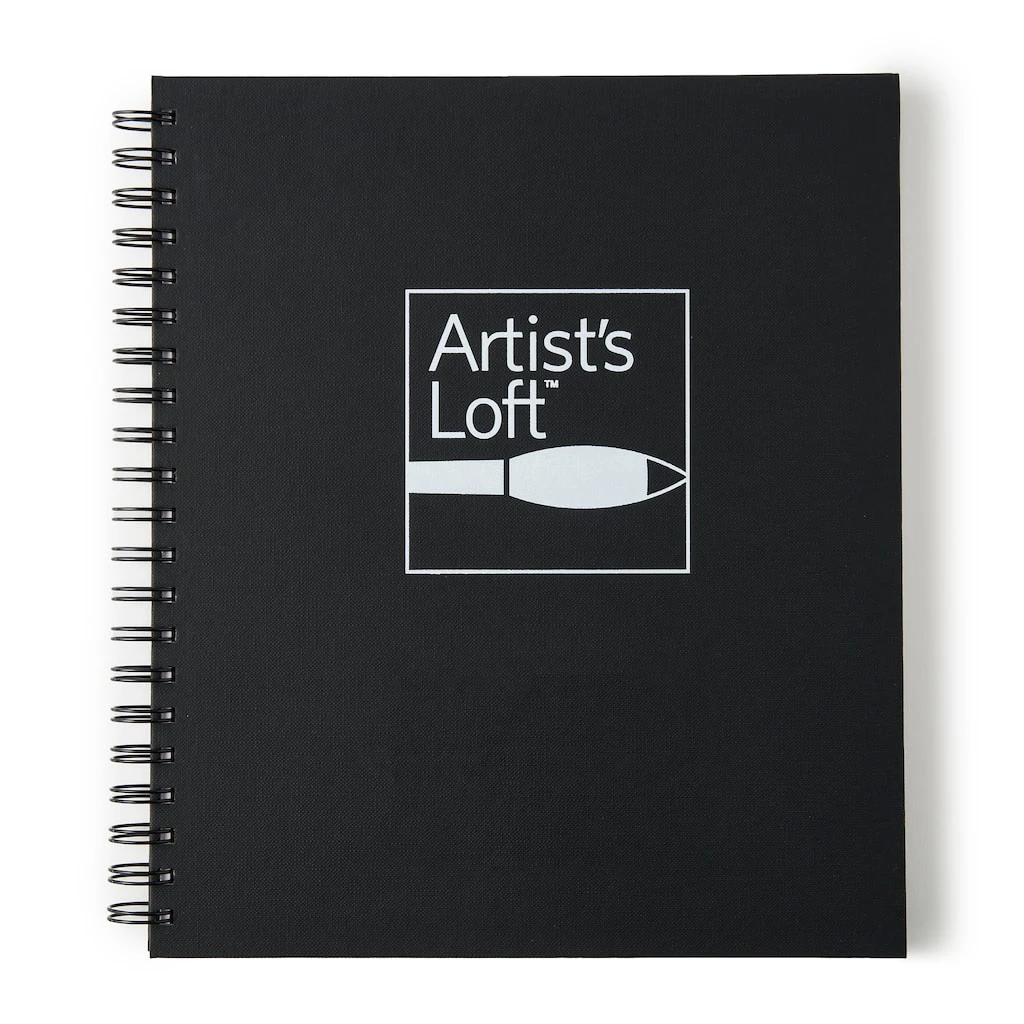 Top 10 π Black Hard Cover Mixed Media Pad by Artist's Loft™, 8.5" x 11" by Artists Loft π 3 Top 10 π Black Hard Cover Mixed Media Pad by Artist's Loft™, 8.5" x 11" by Artists Loft π