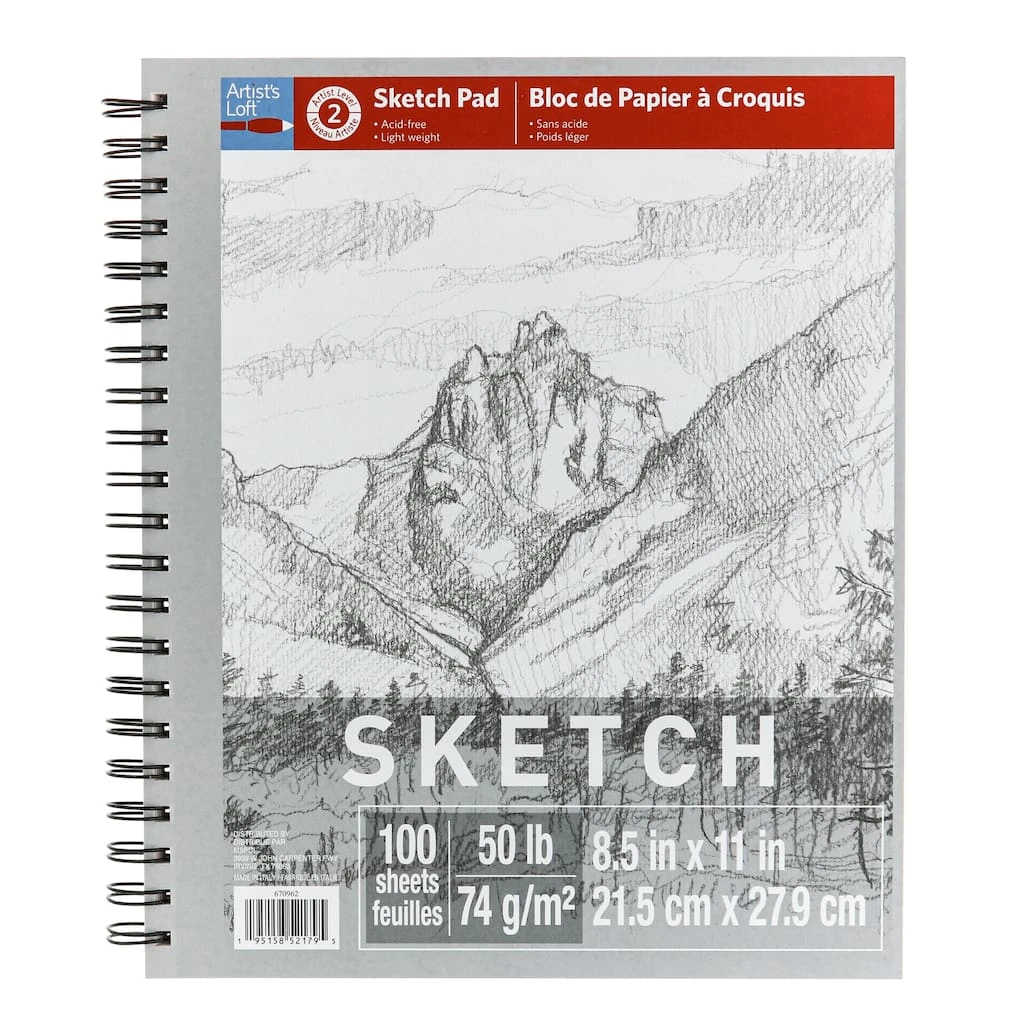 Flash Sale ❤️ Sketch Pad by Artist's Loft™, 8.5" x 11" by Artists Loft ✔️ 3 Flash Sale ❤️ Sketch Pad by Artist's Loft™, 8.5" x 11" by Artists Loft ✔️