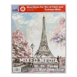 New ⌛ Mixed Media Medium Weight Paper Pad by Artist's Loft™, 11" x 14" by Artists Loft 💯