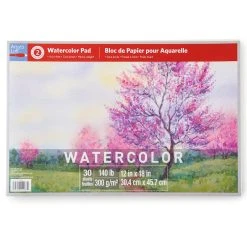 Cheap 🥰 6 Pack: Watercolor Pad by Artist's Loft™, 12" x 18" by Artists Loft 🧨