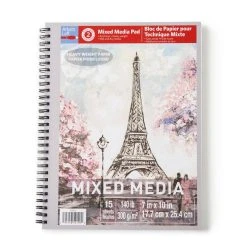 Wholesale 🔔 12 Pack: Mixed Media Heavy Weight Paper Pad by Artist's Loft™, 7" x 10" by Artists Loft 👏 -Artists Loft Sales 10670974 46