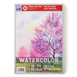 New 🥰 15 Pack: Watercolor Pad by Artist's Loft™, 7" x 10" by Artists Loft ⭐