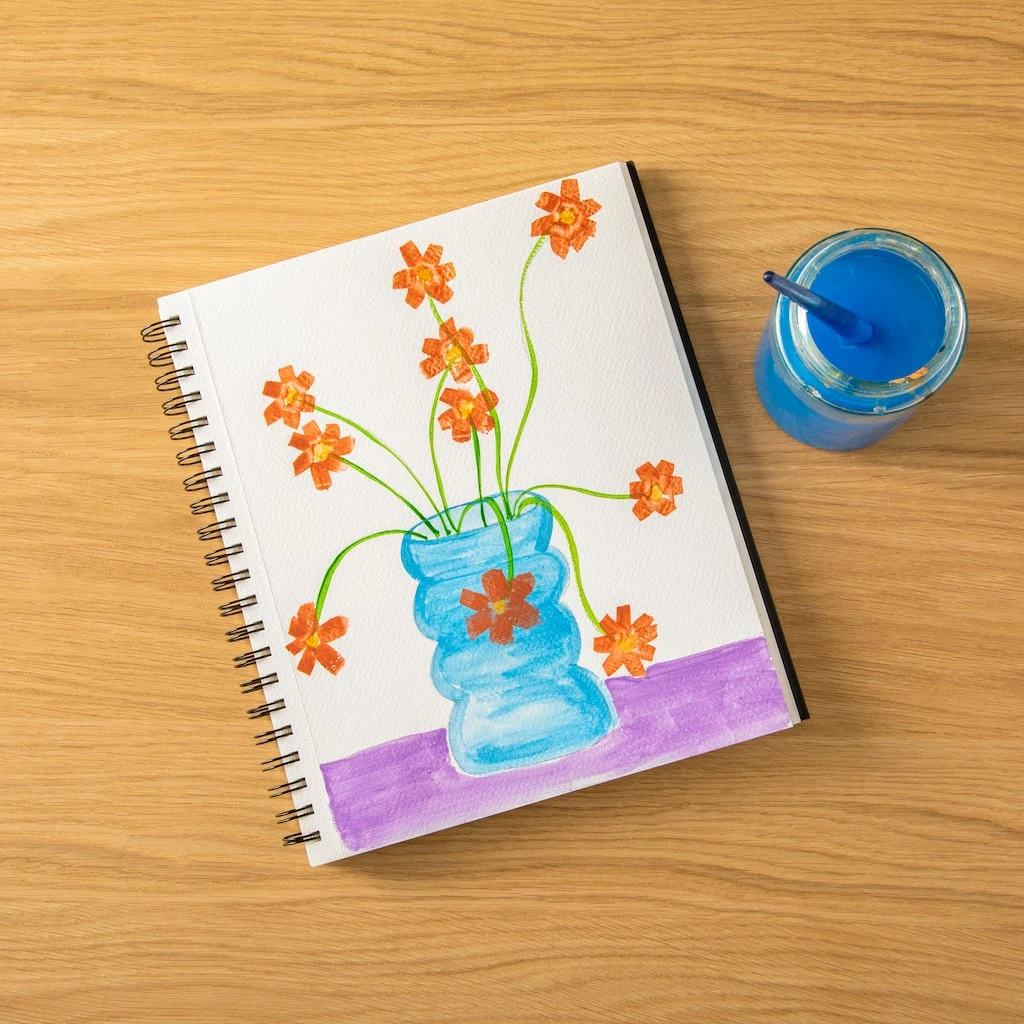 Outlet ⭐ 6 Pack: Black Hard Cover Watercolor Pad by Artist's Loft™, 8.5" x 11" by Artists Loft ⭐ 4 Outlet ⭐ 6 Pack: Black Hard Cover Watercolor Pad by Artist's Loft™, 8.5" x 11" by Artists Loft ⭐ - Image 2