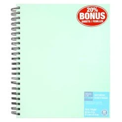 Promo ✨ 12 Pack: Mint Spiral Sketchbook by Artist's Loft™, 8.5" x 11" by Artists Loft 😍