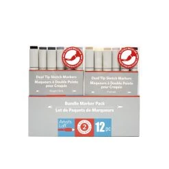 Outlet ❤️ Dual Tip Gray Sketch Marker Bundle Pack by Artist's Loft™ by Artists Loft 💯 -Artists Loft Sales 10678976 2
