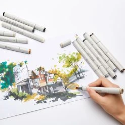 Outlet ❤️ Dual Tip Gray Sketch Marker Bundle Pack by Artist's Loft™ by Artists Loft 💯 -Artists Loft Sales 10678976 7