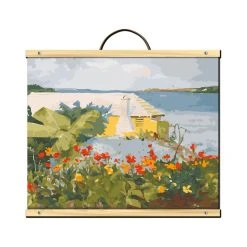 New 😀 Flower Garden & Bungalow Paint-by-Number Kit by Artist's Loft™ Necessities™ by Artists Loft ✔️ -Artists Loft Sales 10685484 1