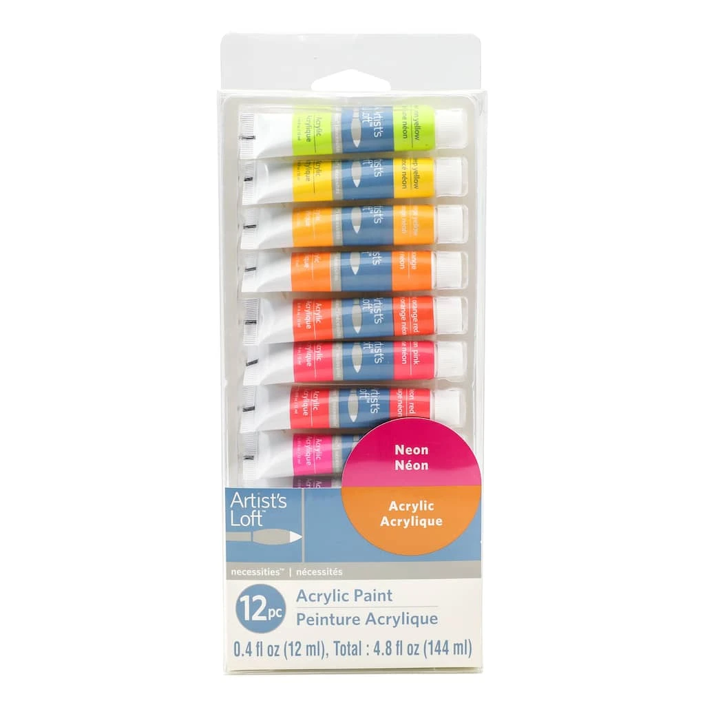 New π Neon Acrylic Paint Set by Artist's Loft™ Necessities™ by Artists Loft π 3 New π Neon Acrylic Paint Set by Artist's Loft™ Necessities™ by Artists Loft π