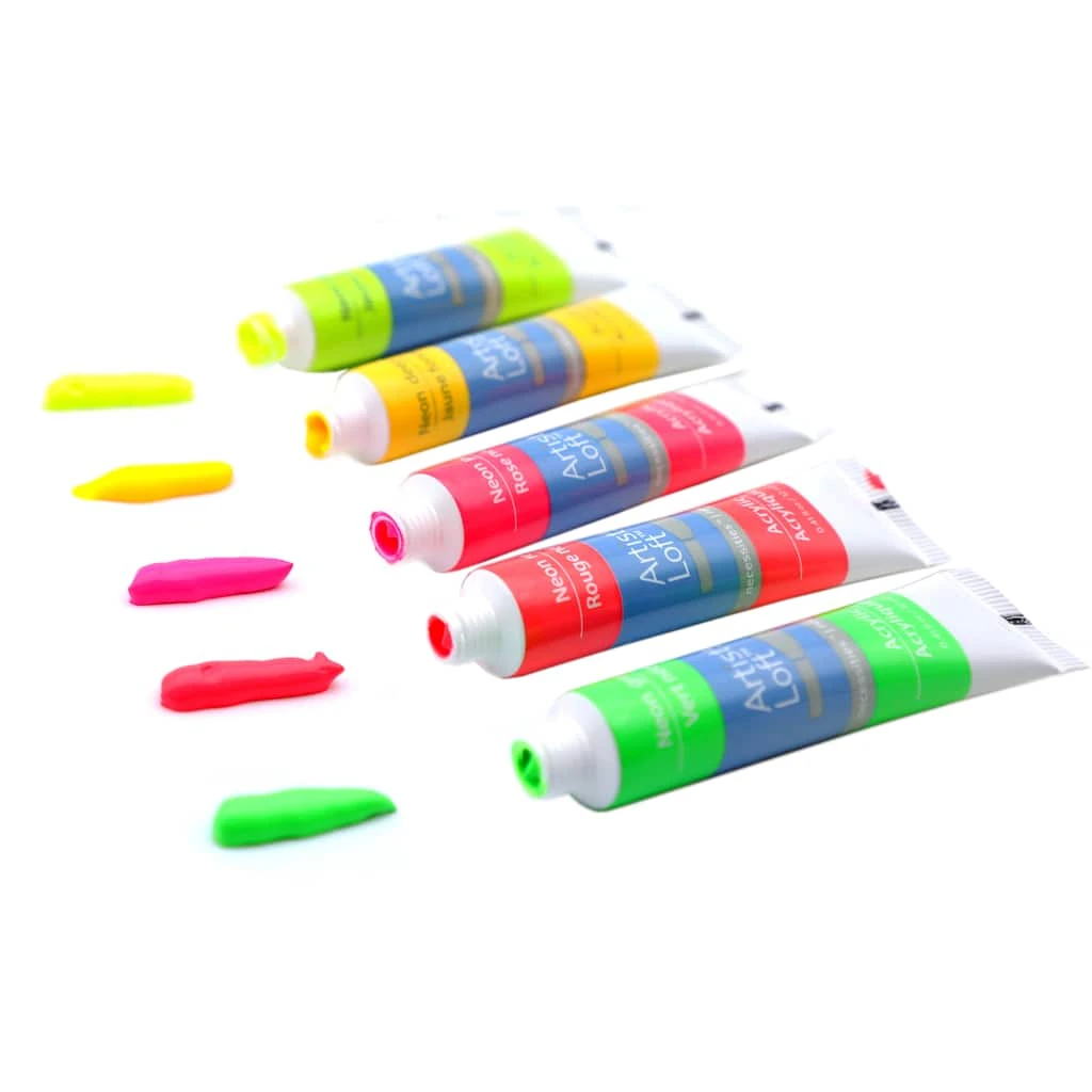 New π Neon Acrylic Paint Set by Artist's Loft™ Necessities™ by Artists Loft π 4 New π Neon Acrylic Paint Set by Artist's Loft™ Necessities™ by Artists Loft π - Image 2