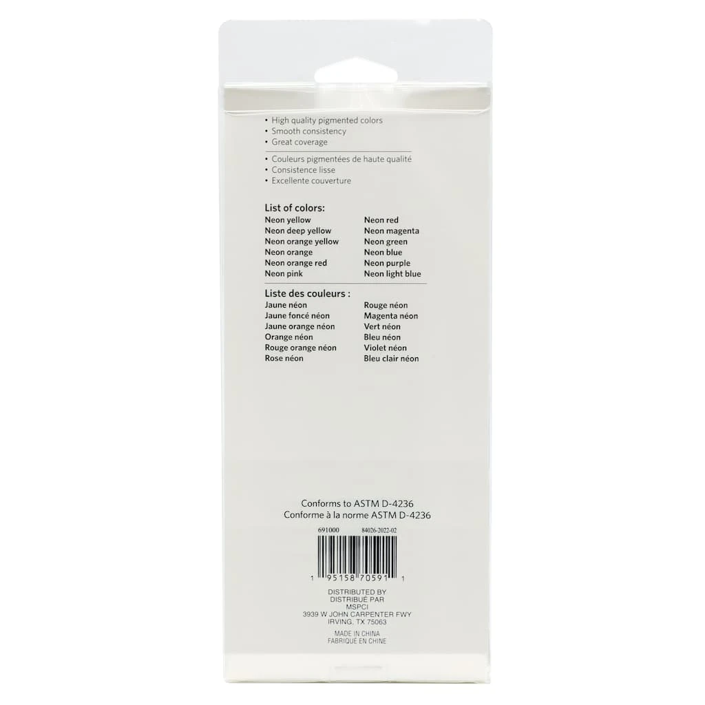 New π Neon Acrylic Paint Set by Artist's Loft™ Necessities™ by Artists Loft π 6 New π Neon Acrylic Paint Set by Artist's Loft™ Necessities™ by Artists Loft π - Image 4