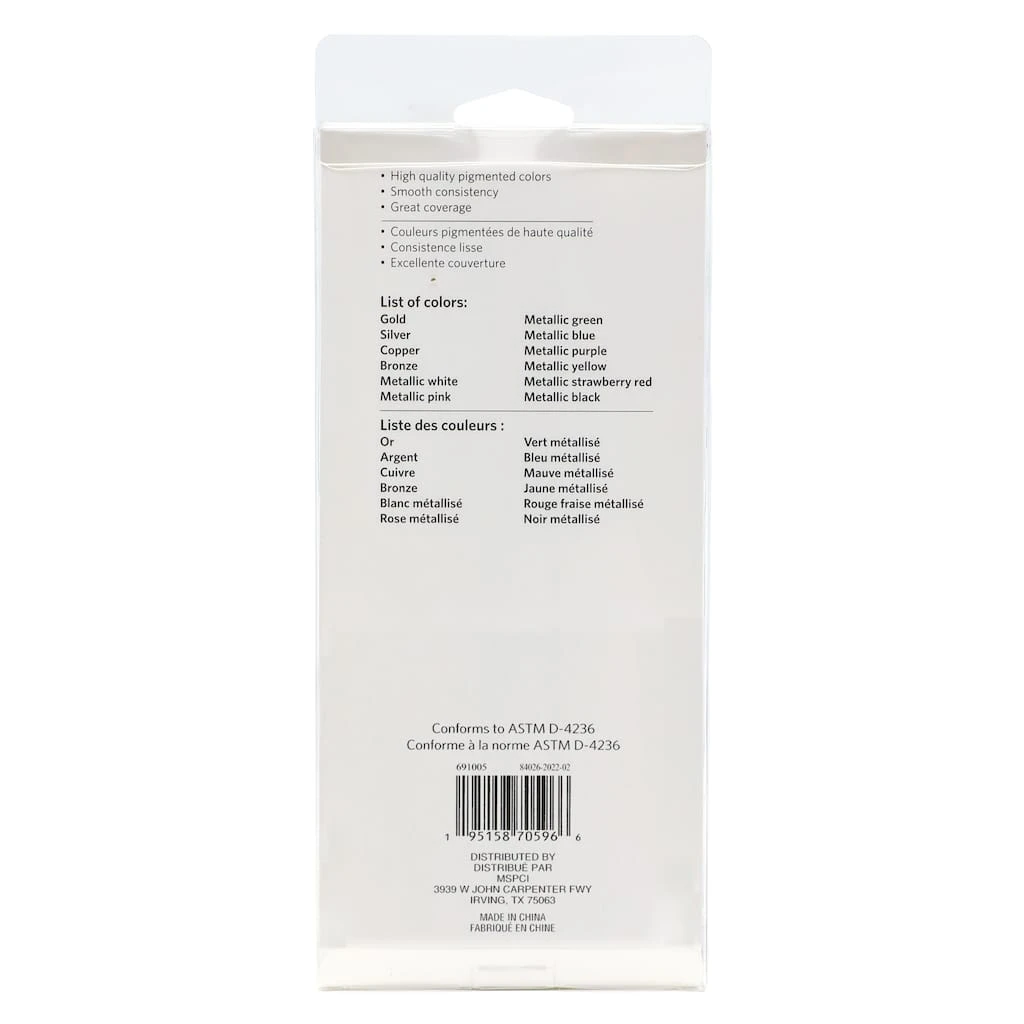 Flash Sale ๐ Metallic Acrylic Paint Set by Artist's Loft™ Necessities™ by Artists Loft ๐ 6 Flash Sale ๐ Metallic Acrylic Paint Set by Artist's Loft™ Necessities™ by Artists Loft ๐ - Image 4