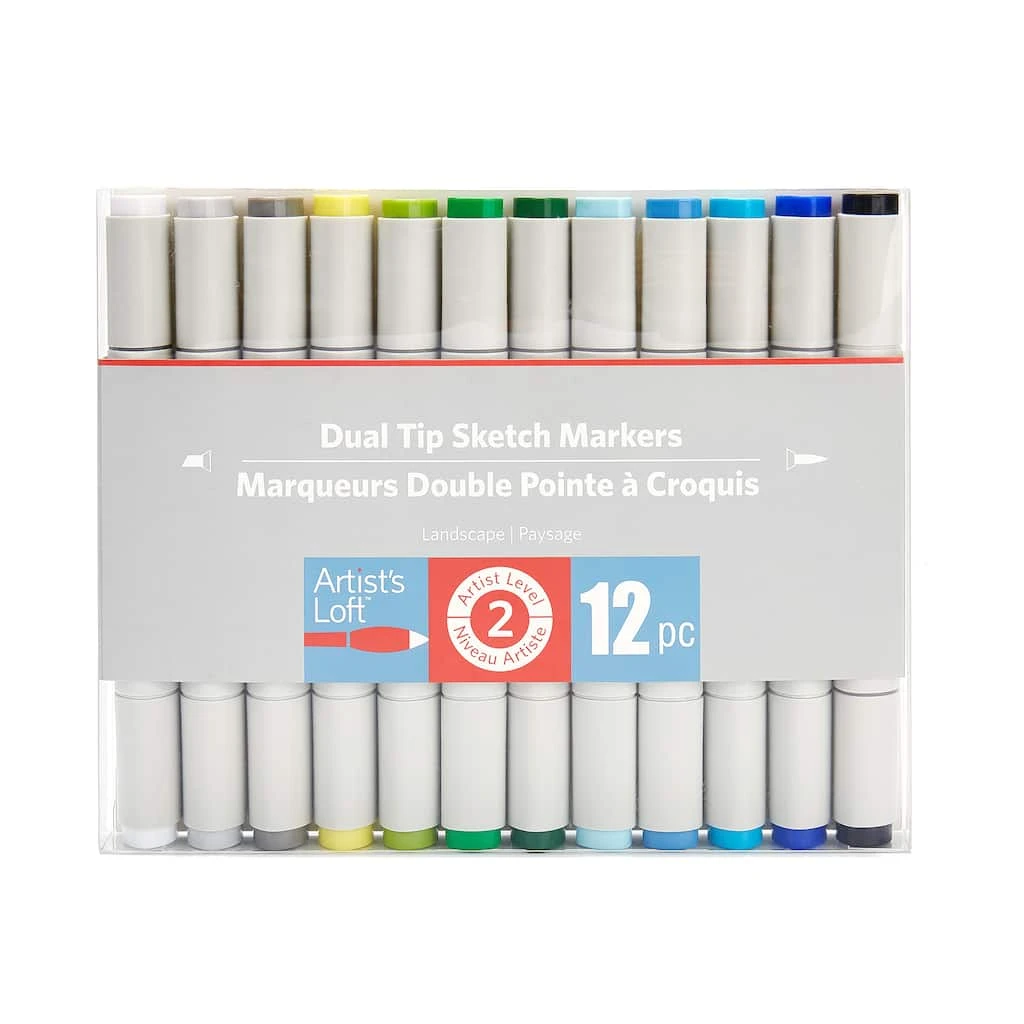 Cheap ✔️ Dual Tip Landscape Sketch Marker Set by Artist's Loft™ by Artists Loft ⌛ 3 Cheap ✔️ Dual Tip Landscape Sketch Marker Set by Artist's Loft™ by Artists Loft ⌛