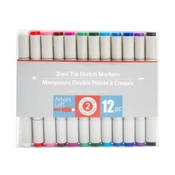 Best Sale ✨ Dual Tip Jewel Tone Sketch Marker Set by Artist's Loft™ by Artists Loft 👏