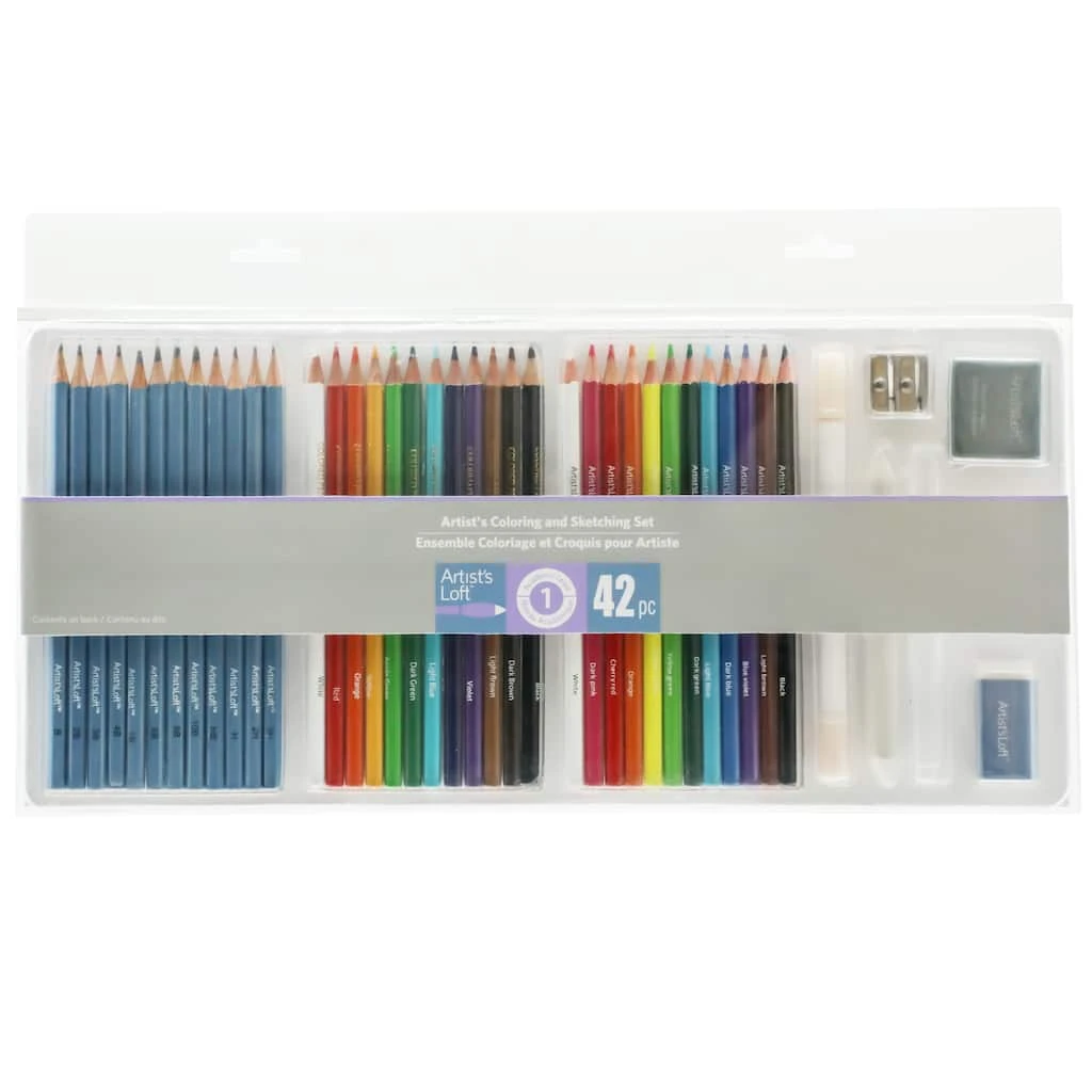 Coupon β 42 Piece Artist's Coloring & Sketching Set by Artist's Loft™ by Artists Loft π 3 Coupon β 42 Piece Artist's Coloring & Sketching Set by Artist's Loft™ by Artists Loft π