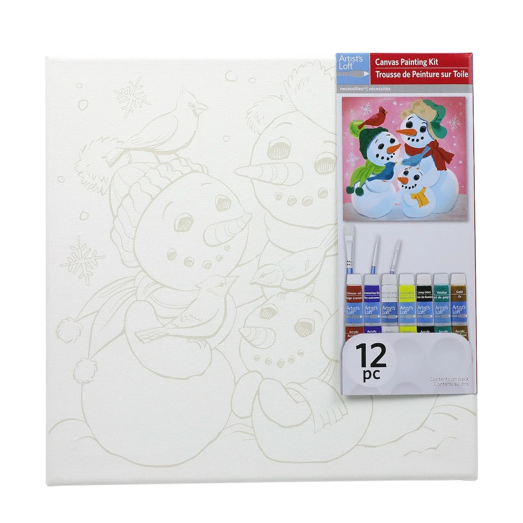 Discount π₯° Snow Family Canvas Painting Kit by Artist's Loft™ Necessities™ by Artists Loft π 4 Discount π₯° Snow Family Canvas Painting Kit by Artist's Loft™ Necessities™ by Artists Loft π - Image 2