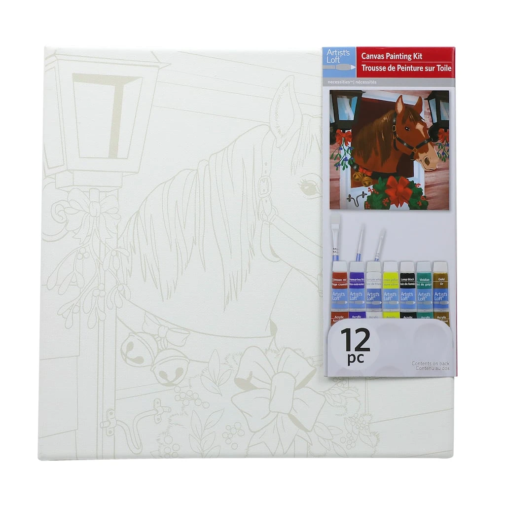 Outlet โญ Holiday Horse Canvas Painting Kit by Artist's Loft™ Necessities™ by Artists Loft ๐ 4 Outlet โญ Holiday Horse Canvas Painting Kit by Artist's Loft™ Necessities™ by Artists Loft ๐ - Image 2