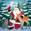 Top 10 👏 Santa & Woodland Critters Canvas Painting Kit by Artist's Loft™ Necessities™ by Artists Loft ✔️ -Artists Loft Sales 10704815 2
