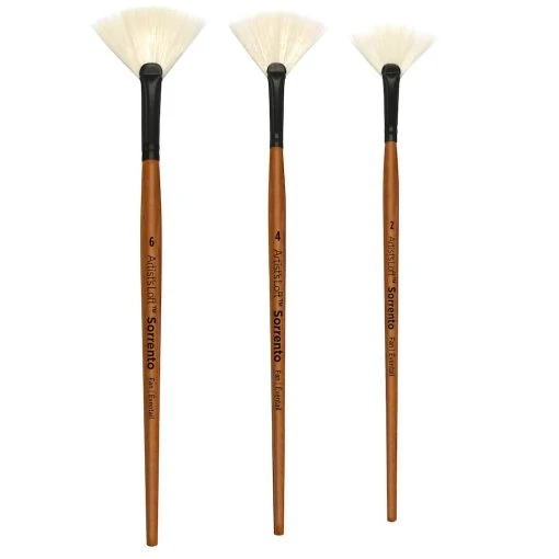 Cheap ⭐ 12 Pack: Sorrento Oil Short Handle Fan Brush by Artist's Loft™ by Artists Loft 🤩 -Artists Loft Sales M20004657 1