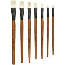 Cheapest 💯 12 Pack: Sorrento Oil Short Handle Flat Brush by Artist's Loft™ by Artists Loft ✨