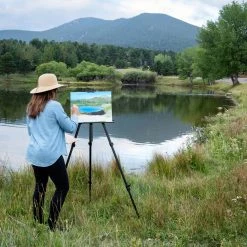 Cheapest ❤️ 6 Pack: Aluminum Travel Easel by Artist's Loft™ by Artists Loft ✨ -Artists Loft Sales MP049865