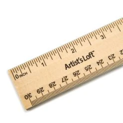 New ❤️ 12 Pack: Wood Ruler by Artist's Loft™ by Artists Loft 🥰 -Artists Loft Sales MP064749 21