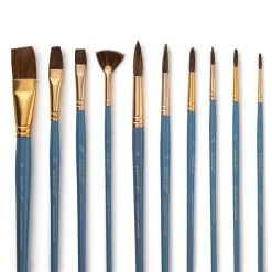 Best deal 🤩 12 Packs: 10 ct. (120 total) Natural Camel Hair Mixed 10 Piece Brush Set by Artist's Loft™ Fundamentals™ by Artists Loft 👏