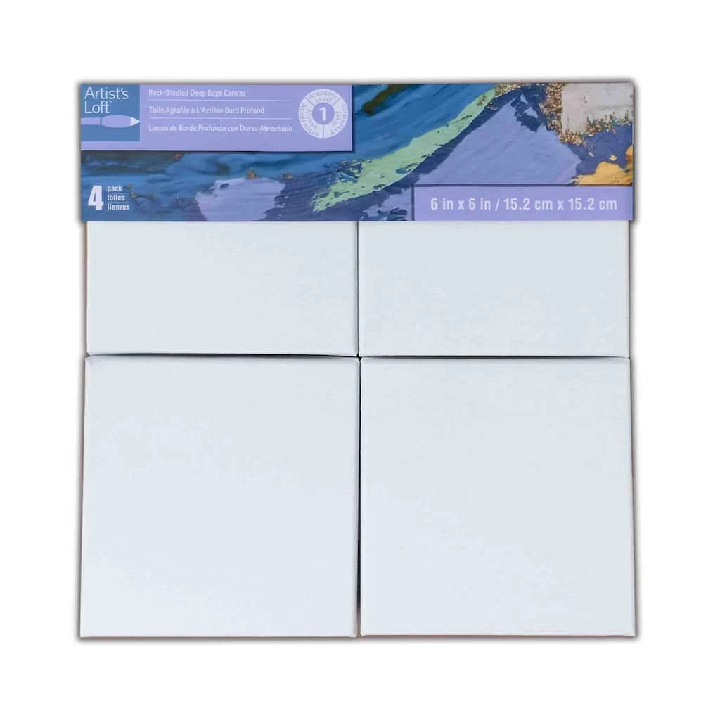 Best Sale π 6 Packs: 4 ct. (24 total) Level 1 6" x 6" Deco Canvas Pack by Artist's Loft® by Artists Loft π€© 7 Best Sale π 6 Packs: 4 ct. (24 total) Level 1 6" x 6" Deco Canvas Pack by Artist's Loft® by Artists Loft π€© - Image 5