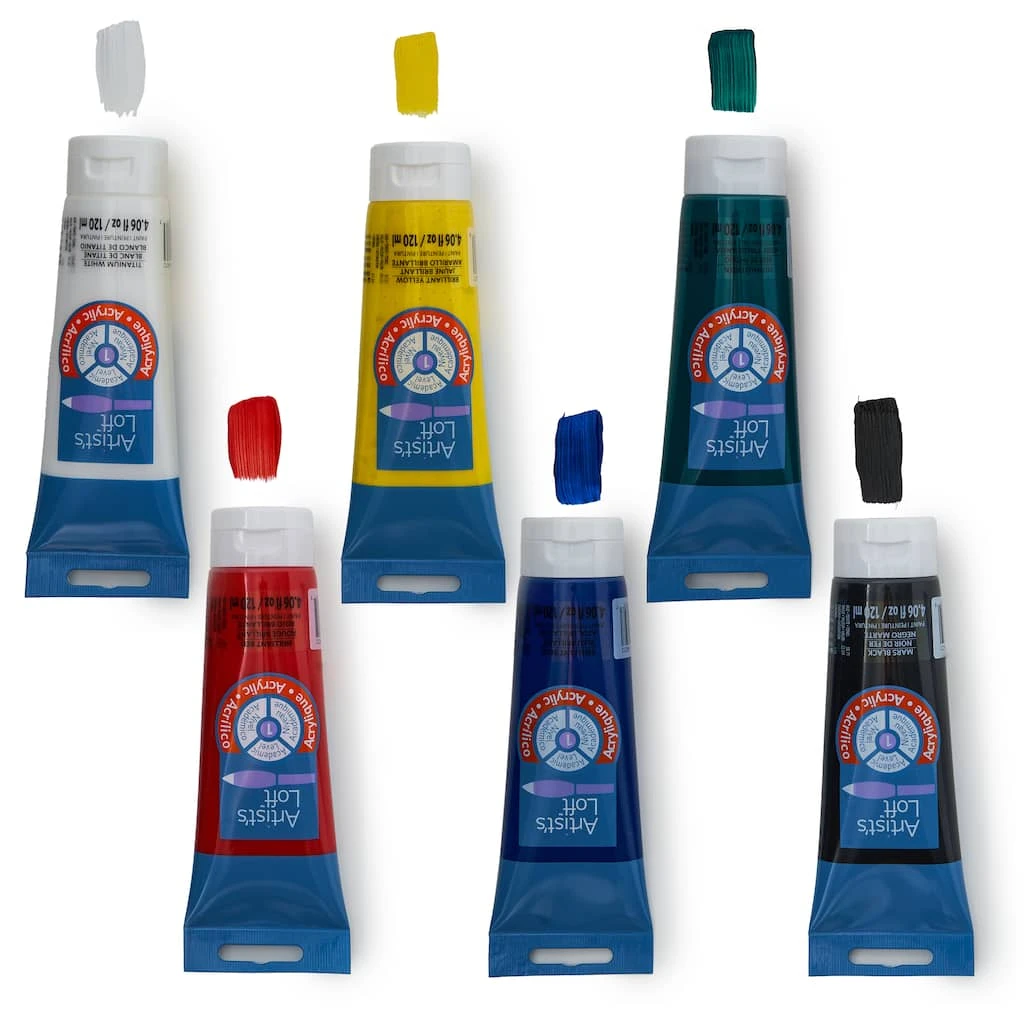 Wholesale ⭐ 8 Packs: 6 ct. (48 total) Acrylic Paint Starter Set by Artist's Loft™ by Artists Loft ⌛ 5 Wholesale ⭐ 8 Packs: 6 ct. (48 total) Acrylic Paint Starter Set by Artist's Loft™ by Artists Loft ⌛ - Image 3