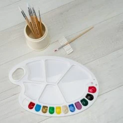 Best reviews of 🔔 12 Pack: 17 Well Oval Artist Palette by Artist's Loft™ by Artists Loft ✔️ -Artists Loft Sales MP153582
