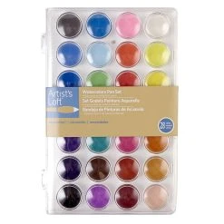 Outlet 😍 9 Pack: Watercolor Pan Set by Artist's Loft® Necessities™ by Artists Loft 😀 -Artists Loft Sales MP159989 2