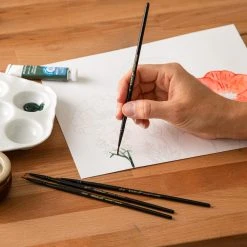 Discount 🔥 12 Packs: 4 ct. (48 total) Necessities™ Natural Hair Watercolor Brush Set by Artist's Loft™ by Artists Loft ❤️ -Artists Loft Sales MP171143 21