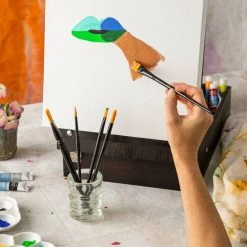 Coupon 🛒 9 Pack: Necessities™ Golden Synthetic Brushes by Artist's Loft® by Artists Loft 🛒 -Artists Loft Sales MP171145 21