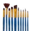 Hot Sale ✨ 12 Packs: 10 ct. (120 total) Necessities™ Brown Synthetic Acrylic Brush Set by Artist's Loft™ by Artists Loft 🎉 -Artists Loft Sales MP171168 22