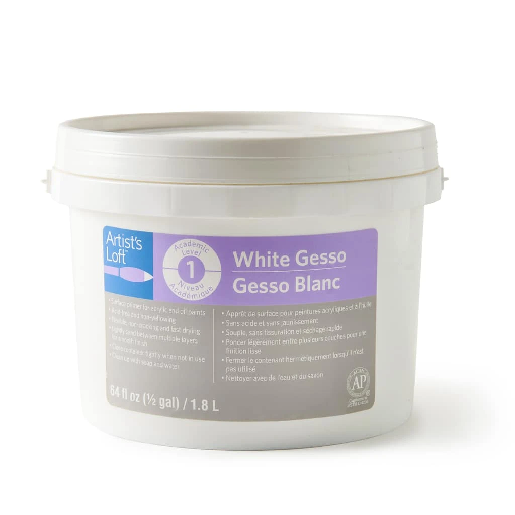 Discount βοΈ 6 Pack: White Acrylic Gesso by Artist's Loft®, 64oz. by Artists Loft π 3 Discount βοΈ 6 Pack: White Acrylic Gesso by Artist's Loft®, 64oz. by Artists Loft π