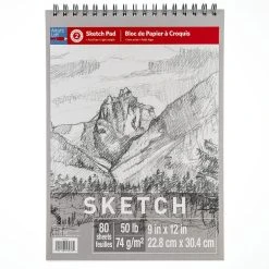 Cheapest ⭐ 12 Pack: Sketch Pad by Artist's Loft™, 9" x 12" by Artists Loft ⭐
