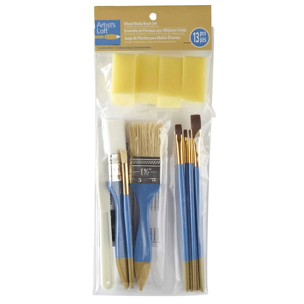 Hot Sale π 12 Pack: Mixed Media Brush Set by Artist's Loft™ Fundamentals™ by Artists Loft β 3 Hot Sale π 12 Pack: Mixed Media Brush Set by Artist's Loft™ Fundamentals™ by Artists Loft β