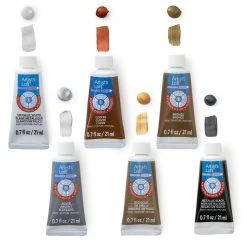 Flash Sale 😉 8 Packs: 6 ct. (48 total) Level 1 Metallic Acrylic Paints by Artist's Loft® by Artists Loft 🎁 -Artists Loft Sales MP256233 26