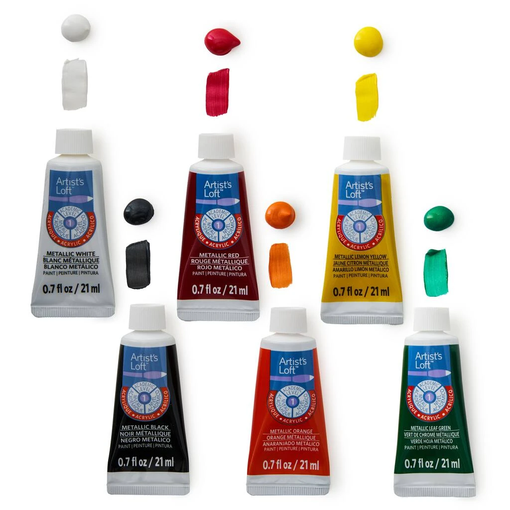 Hot Sale π 12 Packs: 12 ct. (144 total) Metallic Acrylic Paint Set by Artist's Loft™ by Artists Loft π 6 Hot Sale π 12 Packs: 12 ct. (144 total) Metallic Acrylic Paint Set by Artist's Loft™ by Artists Loft π - Image 4