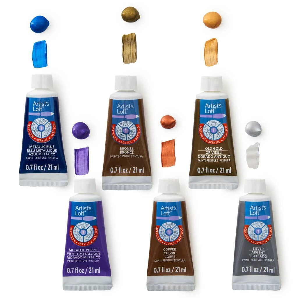 Hot Sale π 12 Packs: 12 ct. (144 total) Metallic Acrylic Paint Set by Artist's Loft™ by Artists Loft π 7 Hot Sale π 12 Packs: 12 ct. (144 total) Metallic Acrylic Paint Set by Artist's Loft™ by Artists Loft π - Image 5