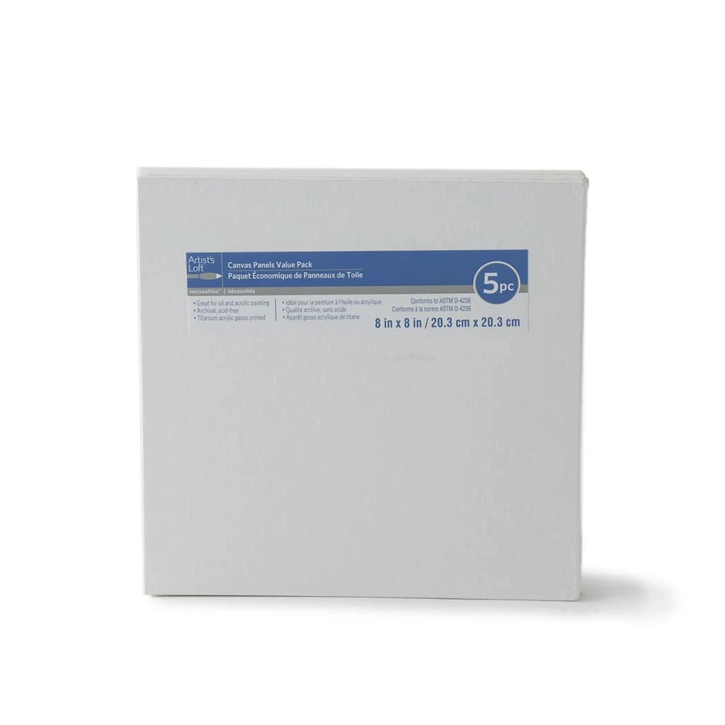 Hot Sale π₯ 6 Packs: 5 ct. (30 total) 8" x 8" Canvas Panel Value Pack by Artist's Loft® Necessities™ by Artists Loft 𧨠6 Hot Sale π₯ 6 Packs: 5 ct. (30 total) 8" x 8" Canvas Panel Value Pack by Artist's Loft® Necessities™ by Artists Loft 𧨠- Image 4