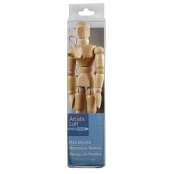 Best deal 🎉 12 Pack: 4.5" Male Manikin by Artist's Loft™ by Artists Loft 🛒 -Artists Loft Sales MP283248 1