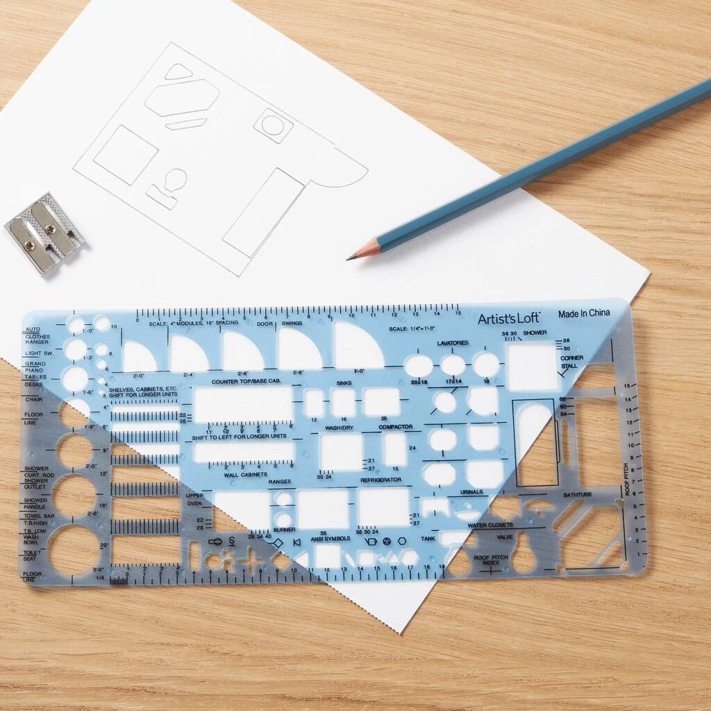 Budget ✔️ 6 Pack: House Plan Template by Artist’s Loft™ by Artists Loft ✨ 4 Budget ✔️ 6 Pack: House Plan Template by Artist’s Loft™ by Artists Loft ✨ - Image 2