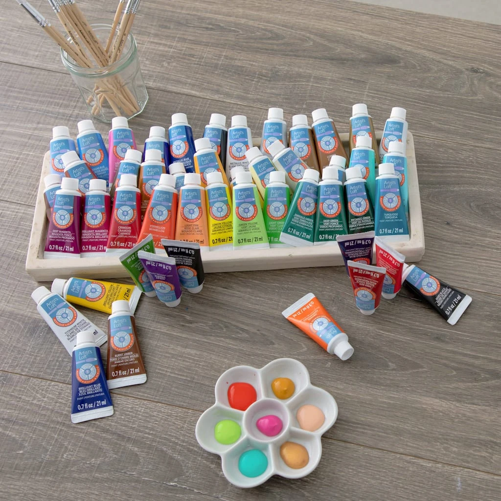 Cheap ✔️ 6 Packs: 48 ct. (288 total) Acrylic Paint Set by Artist's Loft™ by Artists Loft ⌛ 4 Cheap ✔️ 6 Packs: 48 ct. (288 total) Acrylic Paint Set by Artist's Loft™ by Artists Loft ⌛ - Image 2
