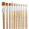 Cheap 🛒 12 Packs: 12 ct. (144 total) Necessities™ Brown Synthetic Flat & Round Brushes by Artist's Loft® by Artists Loft 🤩 2 Cheap 🛒 12 Packs: 12 ct. (144 total) Necessities™ Brown Synthetic Flat & Round Brushes by Artist's Loft® by Artists Loft 🤩 -Artists Loft Sales MP335747 25
