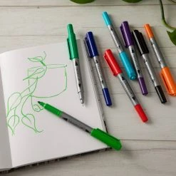 Outlet 😍 12 Packs: 8 ct. (96 total) Dual Tip Permanent Markers by Artist's Loft™ by Artists Loft 🔔 -Artists Loft Sales MP483185 22