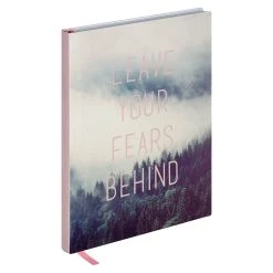 Cheapest 🔔 8 Pack: Leave Fear Lined Journal by Artist's Loft™ by Artists Loft ✔️